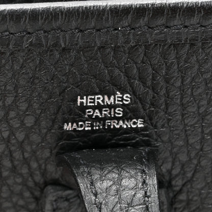 Hermes Taurillon Clemence Evelyne TPM Black 6 of 11