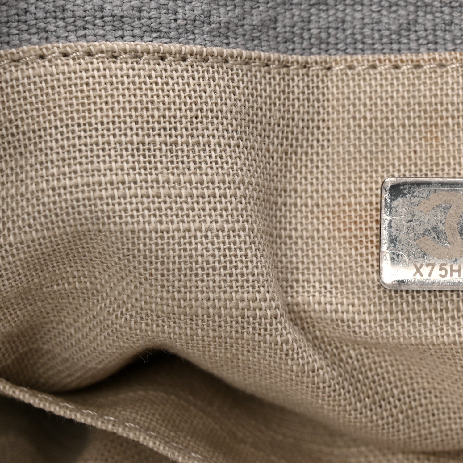 Chanel Mixed Fibers Small Deauville Tote Grey 8 of 11
