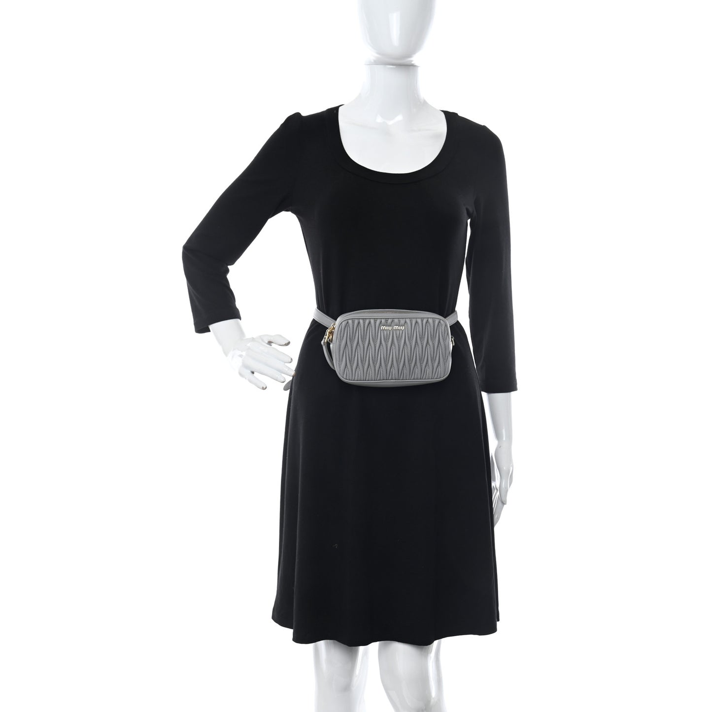 Nappa Matelasse Marsupio Belt Bag Nube