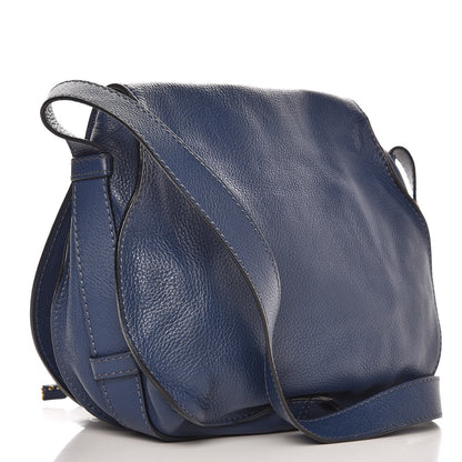 Chloe Calfskin Medium Marcie Round Crossbody Bag Royal Navy 3 of 8
