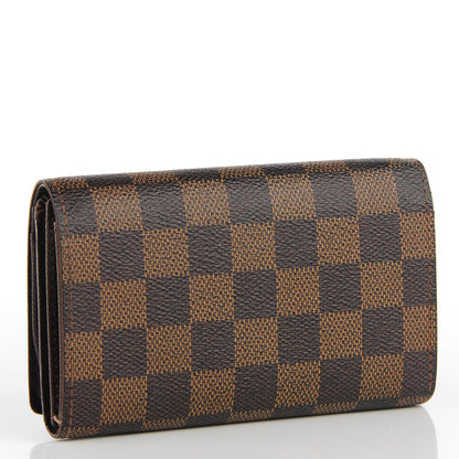 Louis Vuitton Damier Ebene Porte-Monnaie Billets Tresor Wallet 3 of 8
