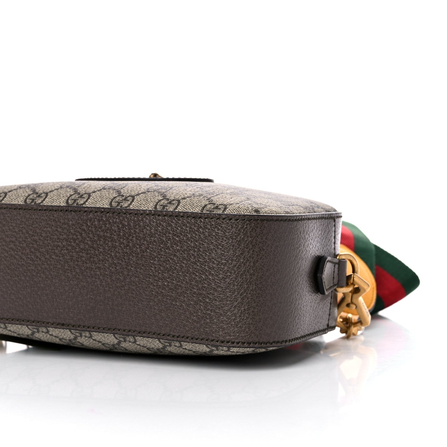 Gucci GG Supreme Monogram Web Neo Vintage Shoulder Bag Beige New Acero Crop 10 of 11