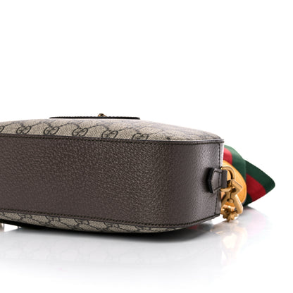 Gucci GG Supreme Monogram Web Neo Vintage Shoulder Bag Beige New Acero Crop 10 of 11