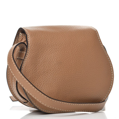 Chloe Calfskin Mini Marcie Round Crossbody Bag Nut 3 of 8