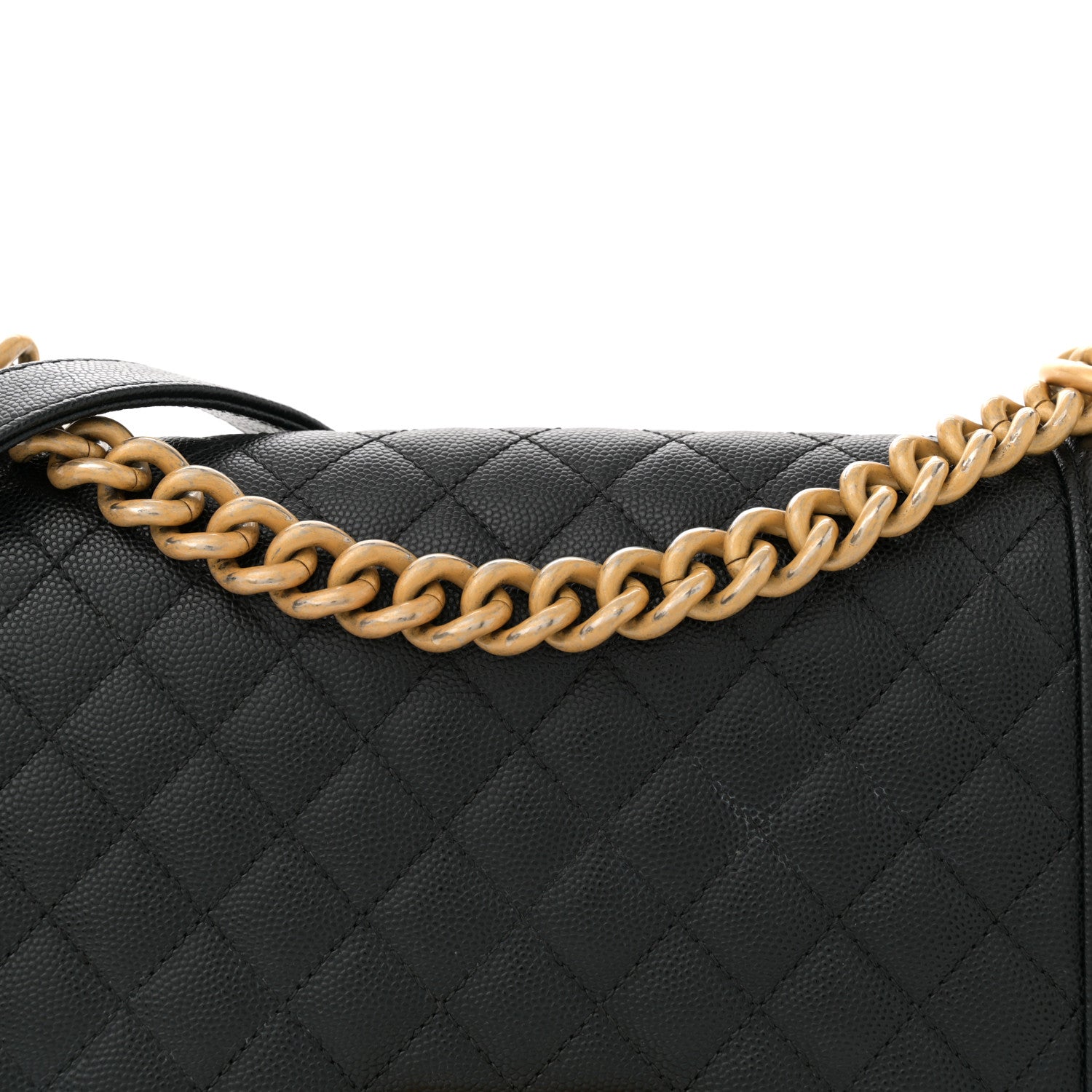 Chanel Caviar Quilted Medium Boy Flap Black 8 of 12