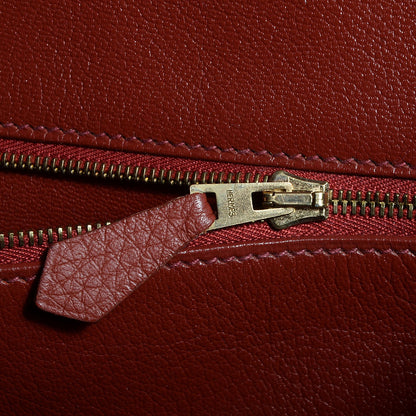 Hermes Taurillon Clemence Birkin 35 Brique 8 of 25