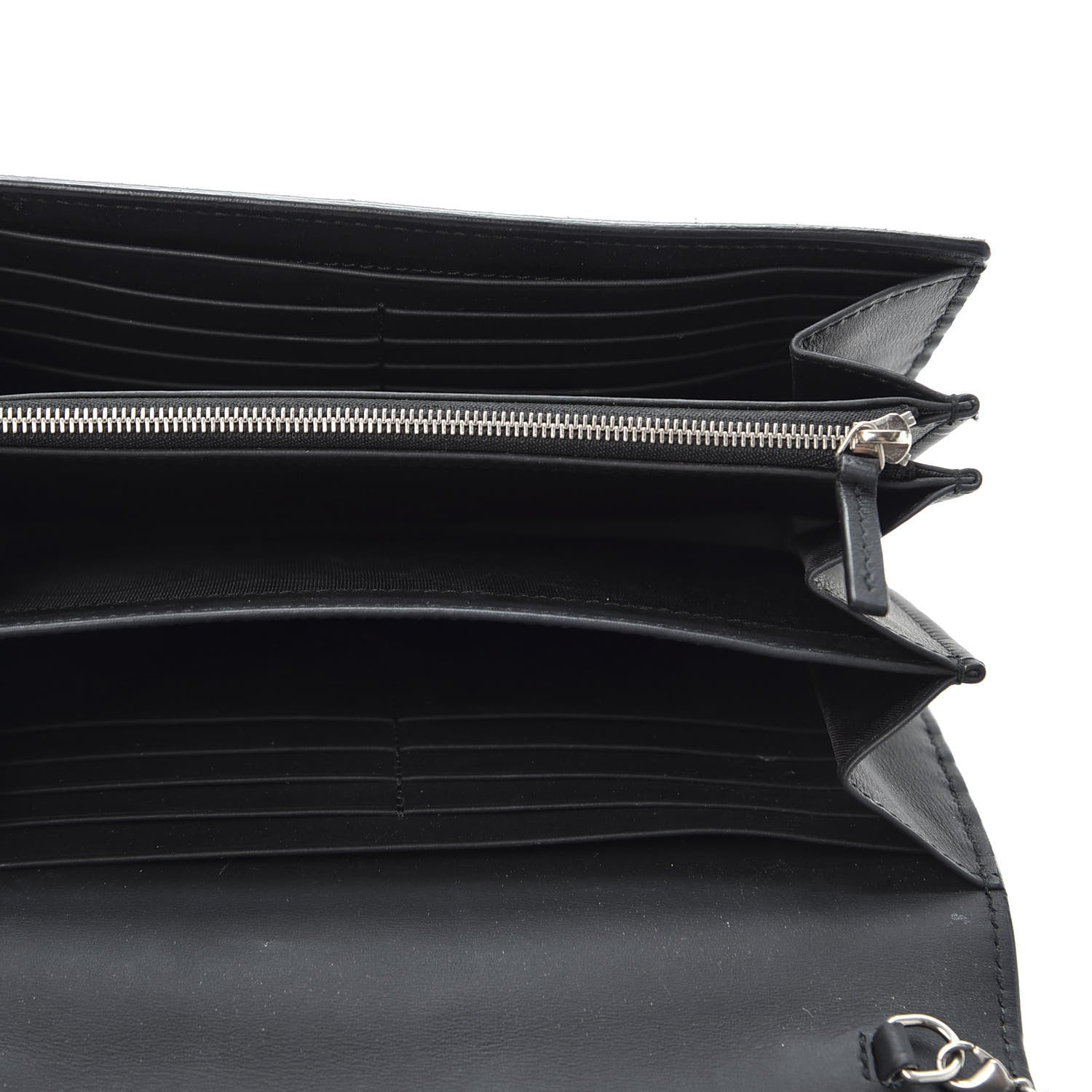 Gucci Suede Mini Dionysus Chain Wallet Black 4 of 9