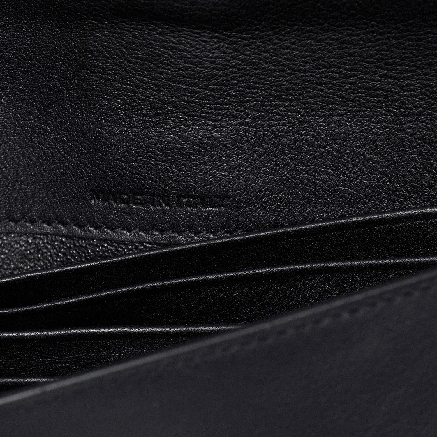 Saint Laurent Calfskin Monogram Tri Pocket Crossbody Bag Black 7 of 8