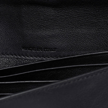 Saint Laurent Calfskin Monogram Tri Pocket Crossbody Bag Black 7 of 8