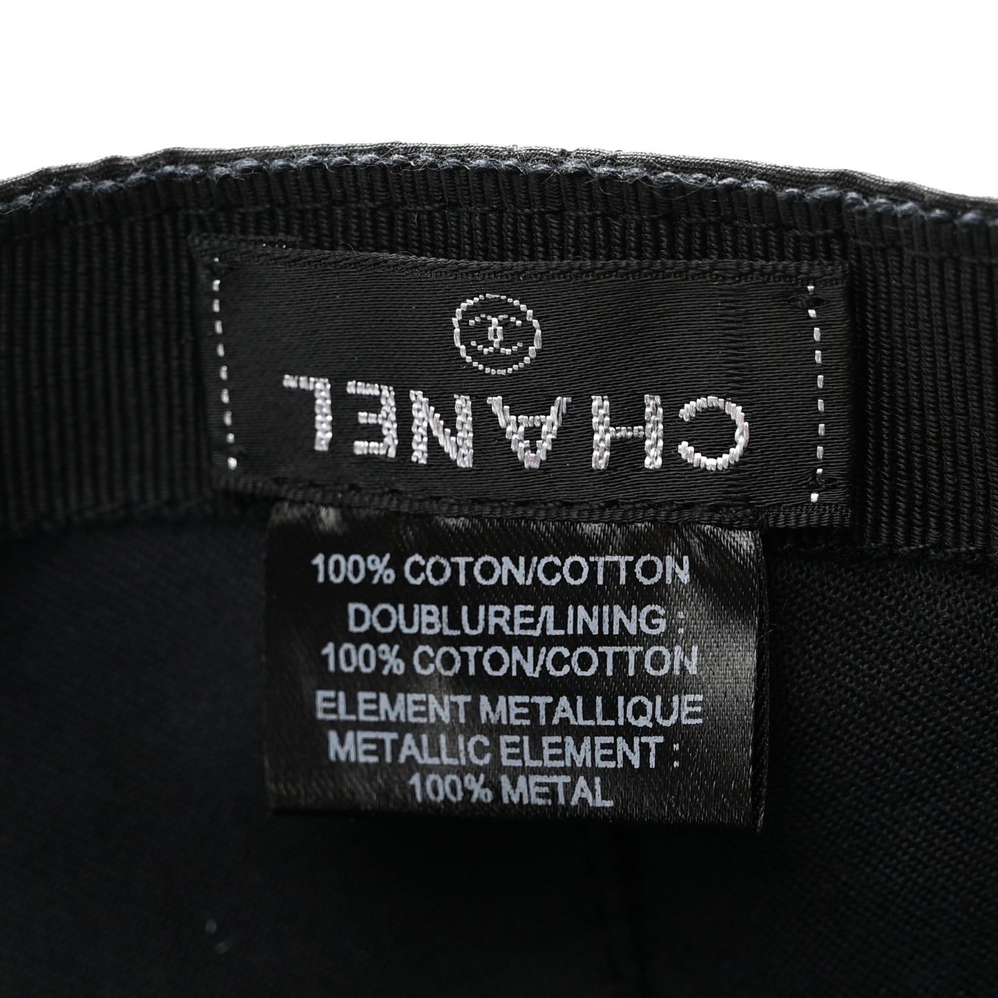Cotton CC Cap Hat Black
