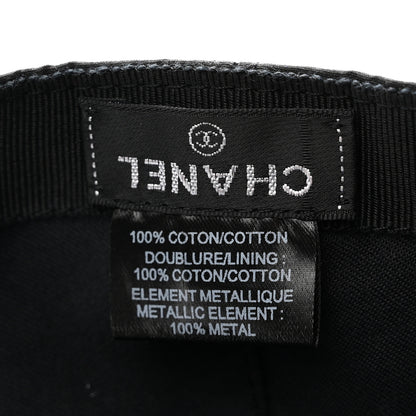 Chanel Cotton CC Cap Hat Black 8 of 11