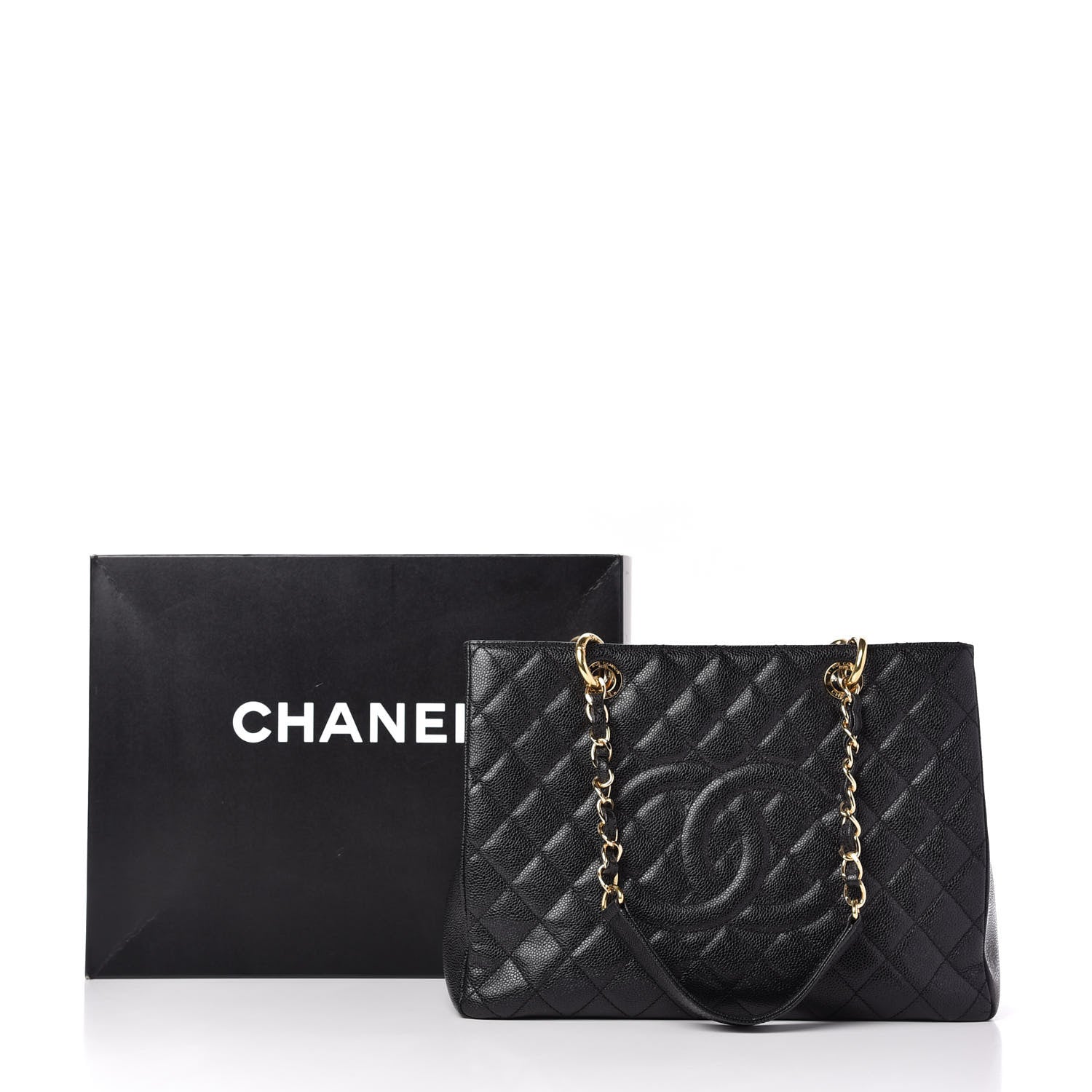 Chanel Caviar Quilted Grand Shopping Tote GST Black 11 of 11