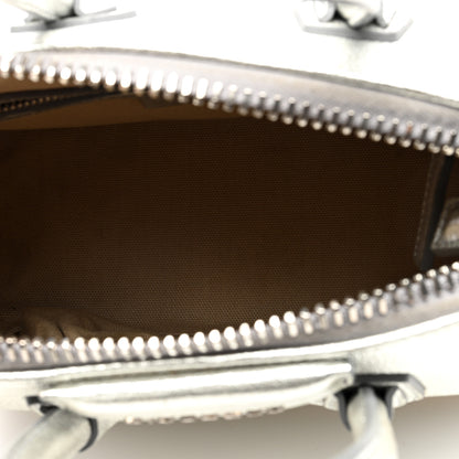 Givenchy Metallic Sugar Goatskin Mini Antigona Silver 5 of 10