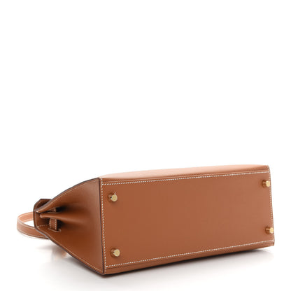 Hermes Epsom Kelly Sellier 28 Gold 4 of 11