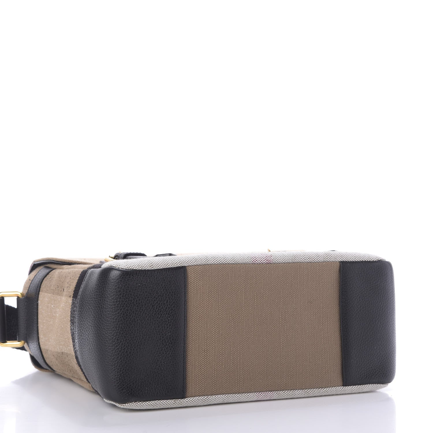 Burberry Canvas Mega Check Small Baildon Messenger Bag Black 4 of 9