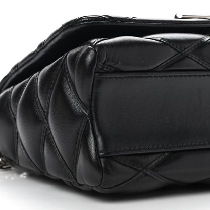 Louis Vuitton Lambskin Malletage GO-14 PM Black 8 of 10