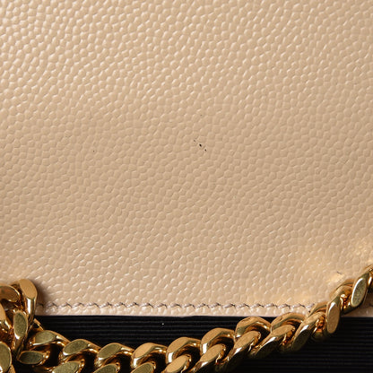Saint Laurent Grain De Poudre Small Monogram Kate Satchel Nude Powder 8 of 8