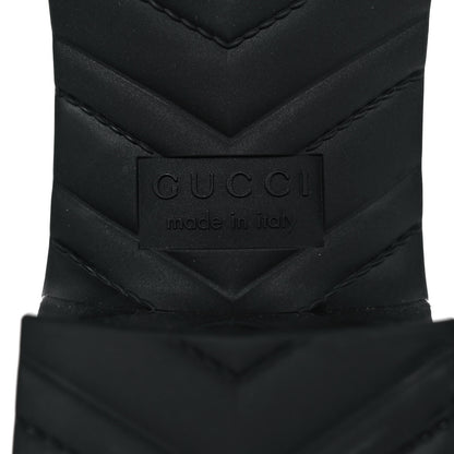 Gucci Rubber Gucci Logo Womens Platform 20/60mm Slide Sandals 39 Black 6 of 9