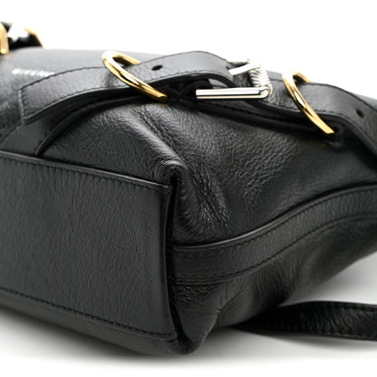 Givenchy Crinkled Calfskin Small Voyou Bag Black 10 of 11