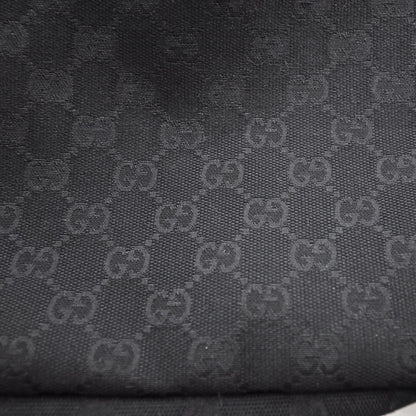 Gucci Monogram Medium Horsebit Chain Hobo Black 9 of 9