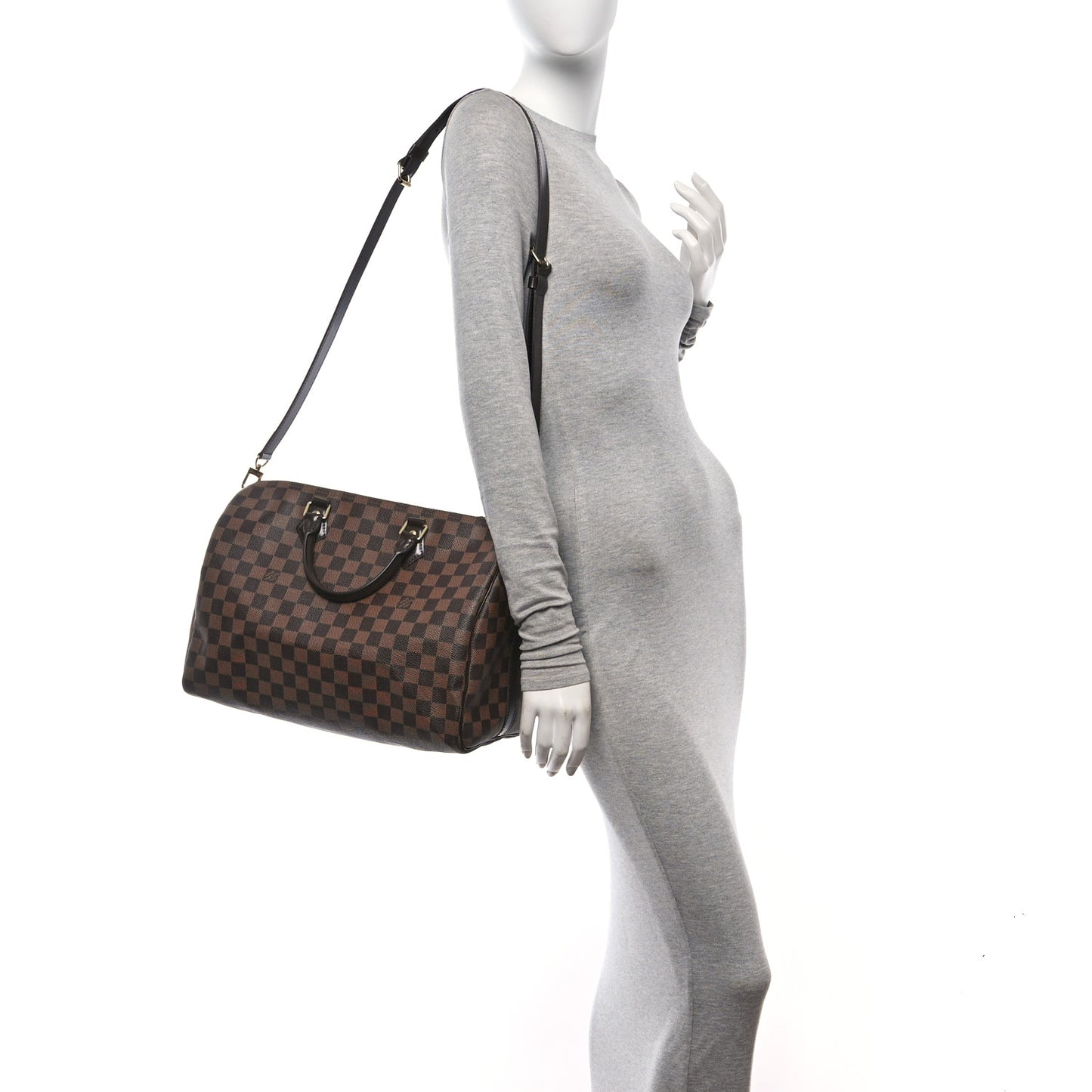 Damier Ebene Speedy Bandouliere 35