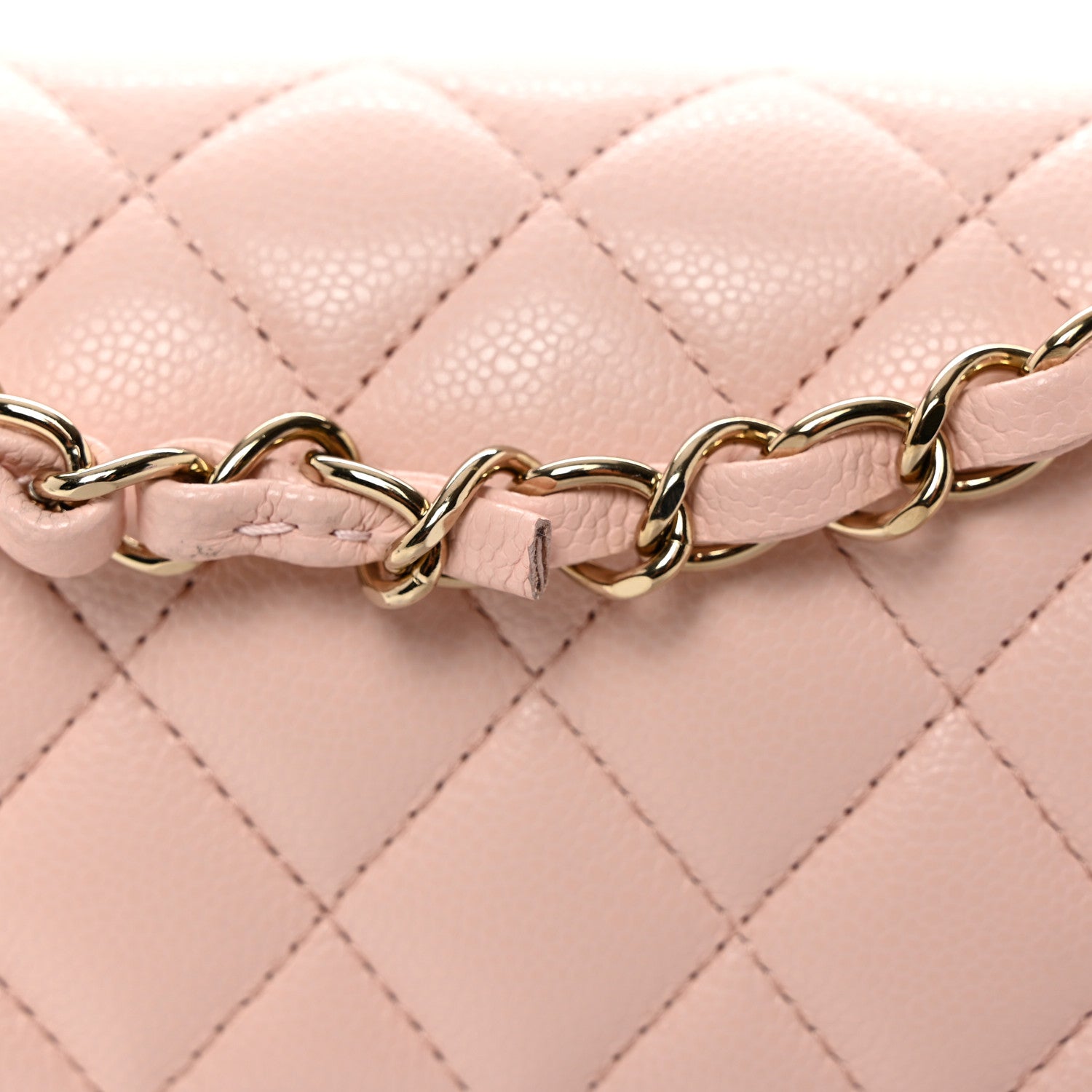 Chanel Caviar Quilted Small Double Flap Pink 11 of 11