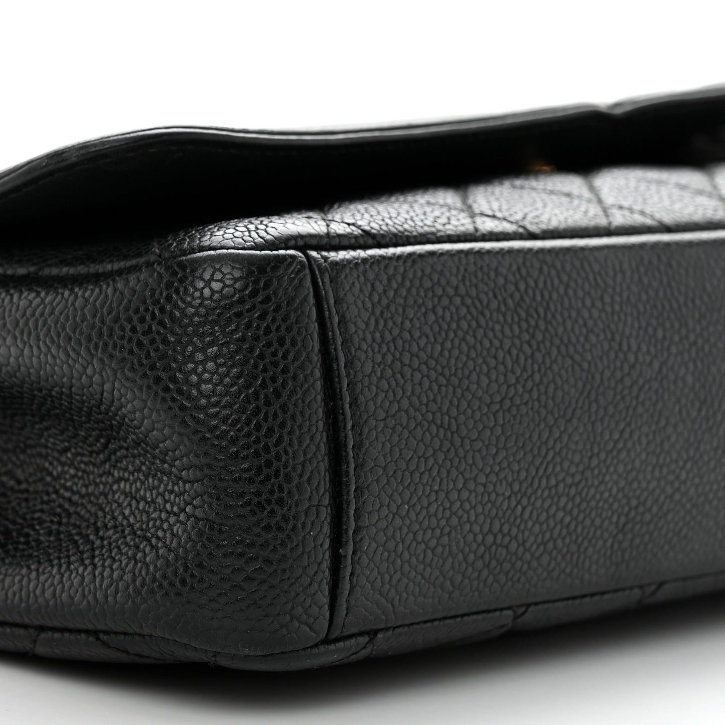 Caviar Quilted Medium CC Filigree Flap Black