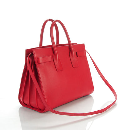 Saint Laurent Calfskin Small Sac De Jour Rouge Orient 3 of 7