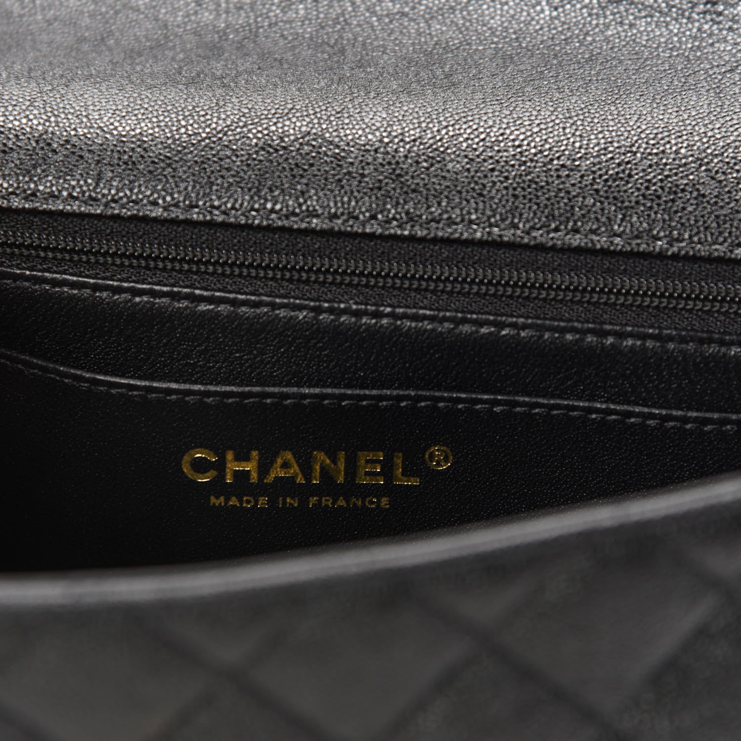 Chanel Caviar Quilted Mini Top Handle Rectangular Flap Black 8 of 11