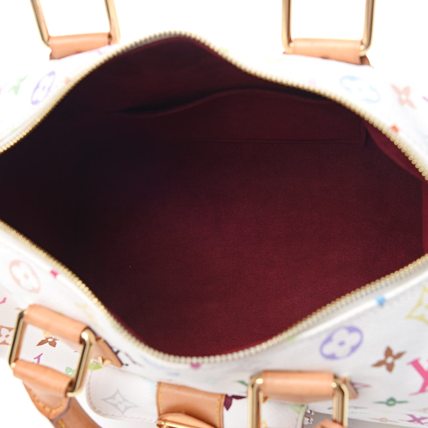 Monogram Multicolor Speedy 30 White