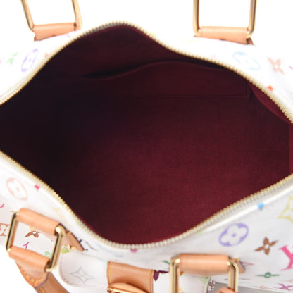 Louis Vuitton Monogram Multicolor Speedy 30 White 5 of 14