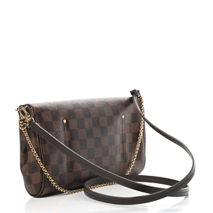 Louis Vuitton Damier Ebene Favorite MM 4 of 12