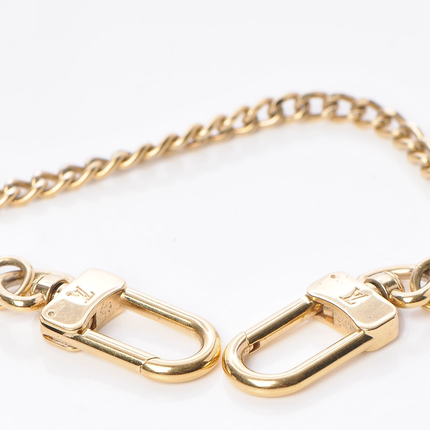 Louis Vuitton XL Pochette Extender Key Ring Chain Gold 3 of 3