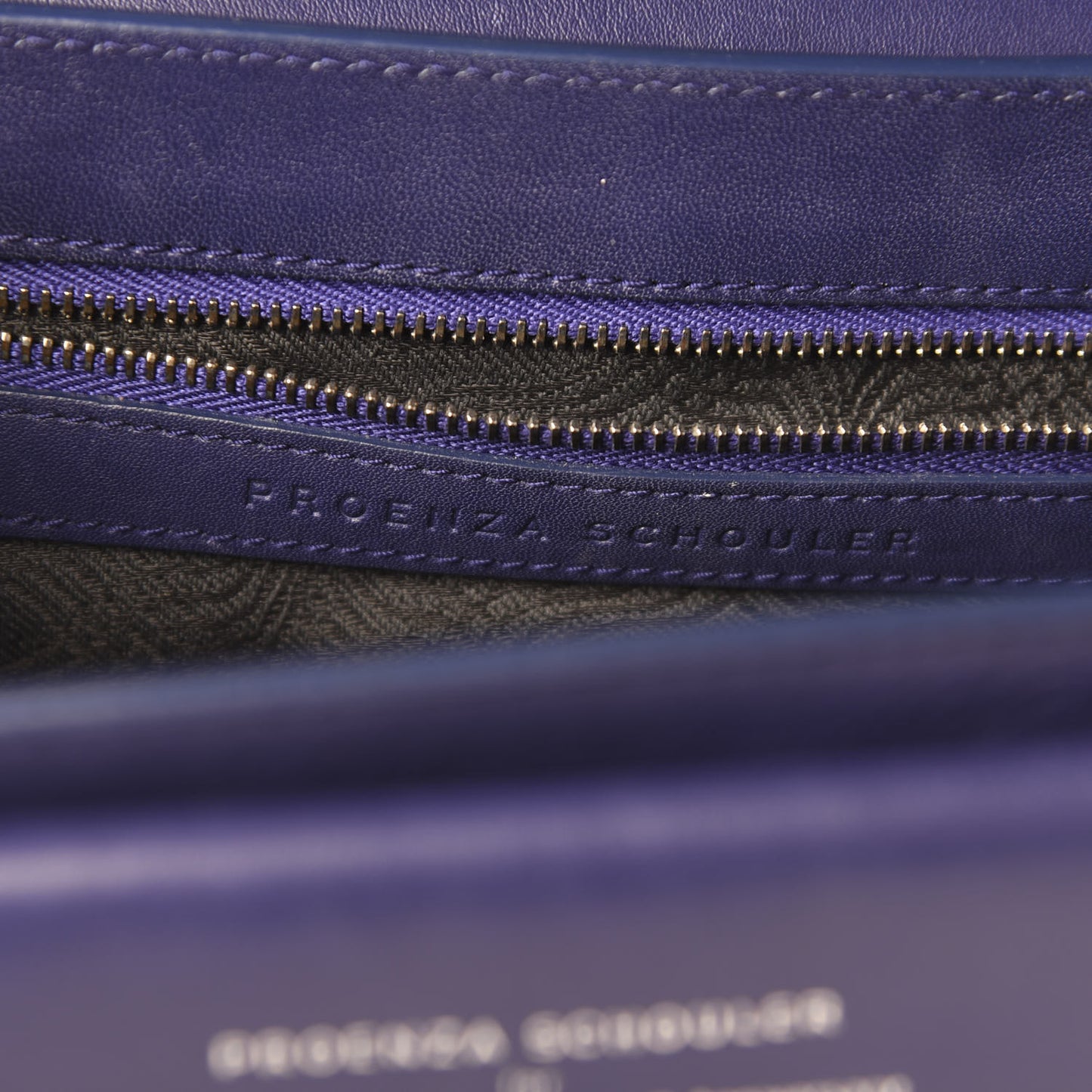 Lambskin Quilted PS11 Classic Shoulder Bag Purple