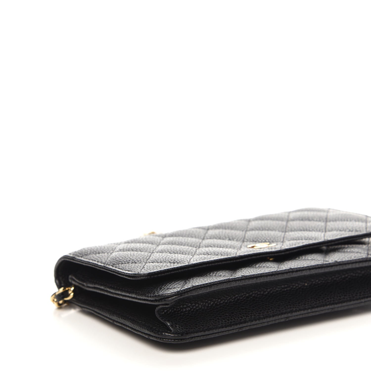 Chanel Caviar Quilted Wallet On Chain WOC Black 9 of 12