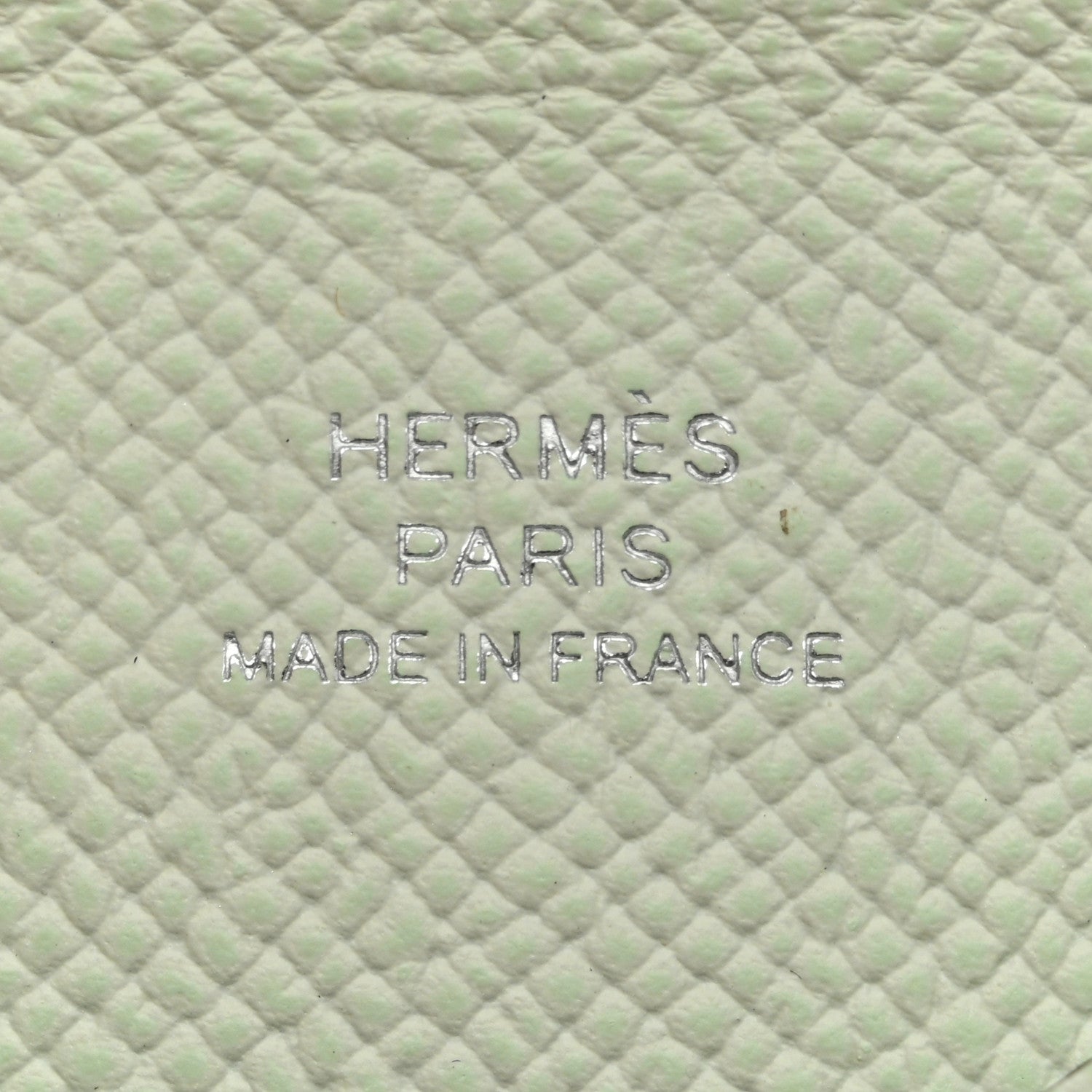 Hermes Epsom Calvi Card Case Vert Fizz 6 of 8