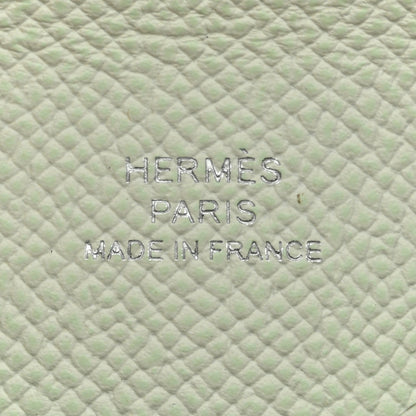 Hermes Epsom Calvi Card Case Vert Fizz 6 of 8