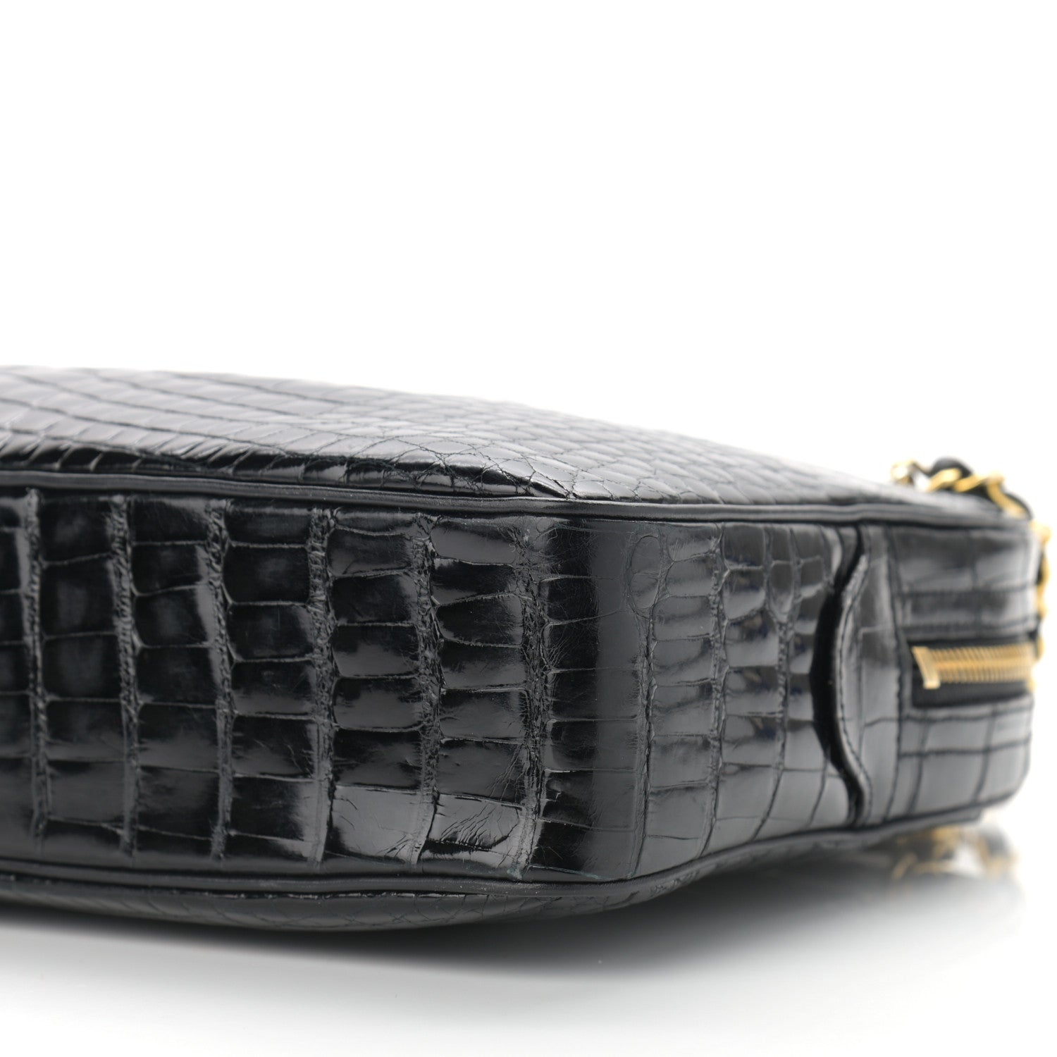 Chanel Alligator Camera Case Black 11 of 14