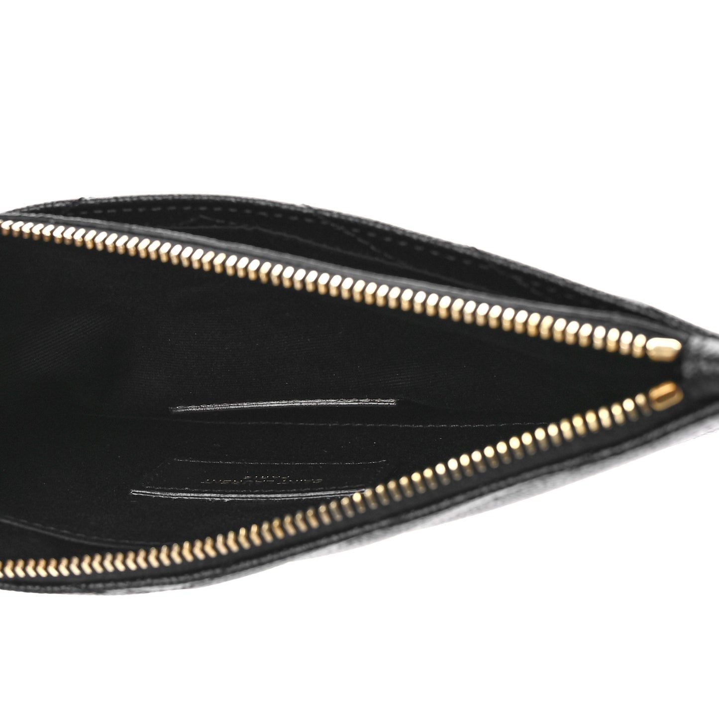 Grain De Poudre Chevron Monogram Bill Pouch Black