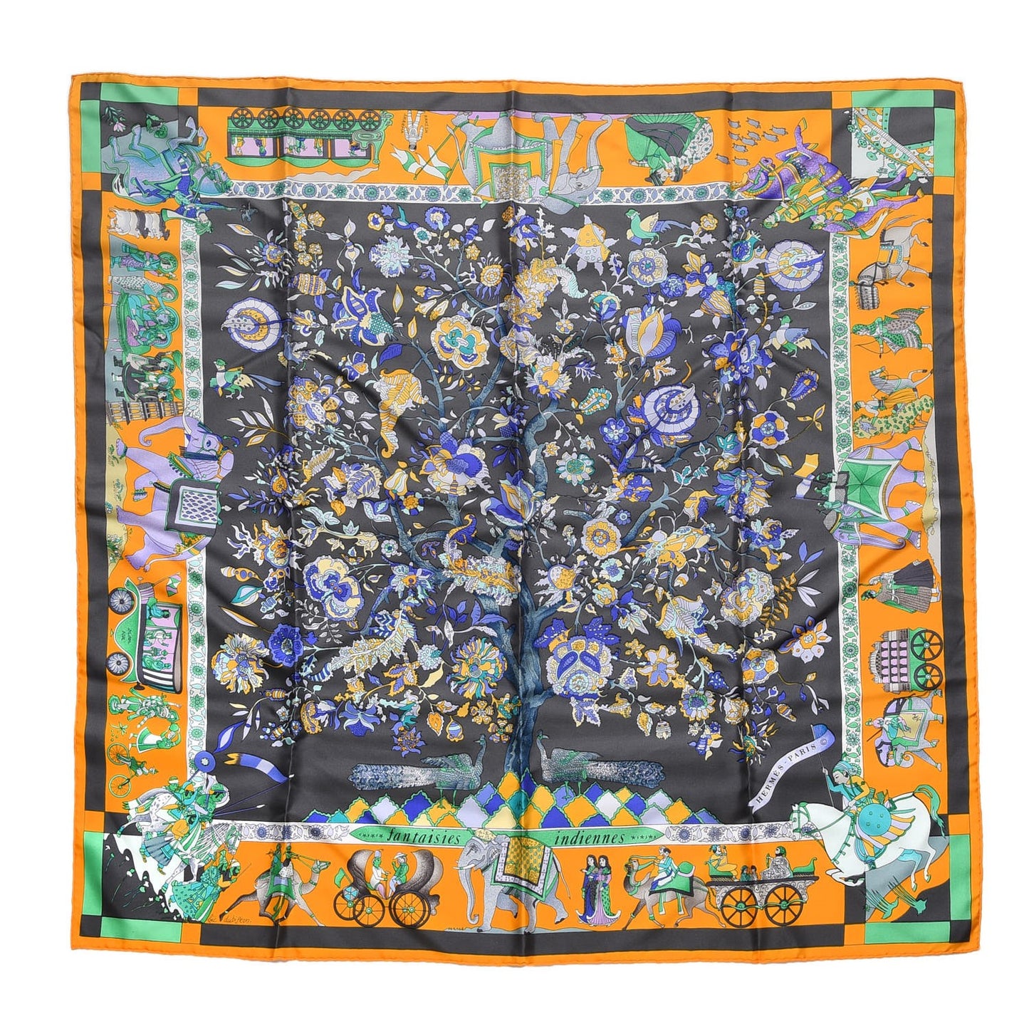 Silk Fantaisies Indiennes Scarf 90