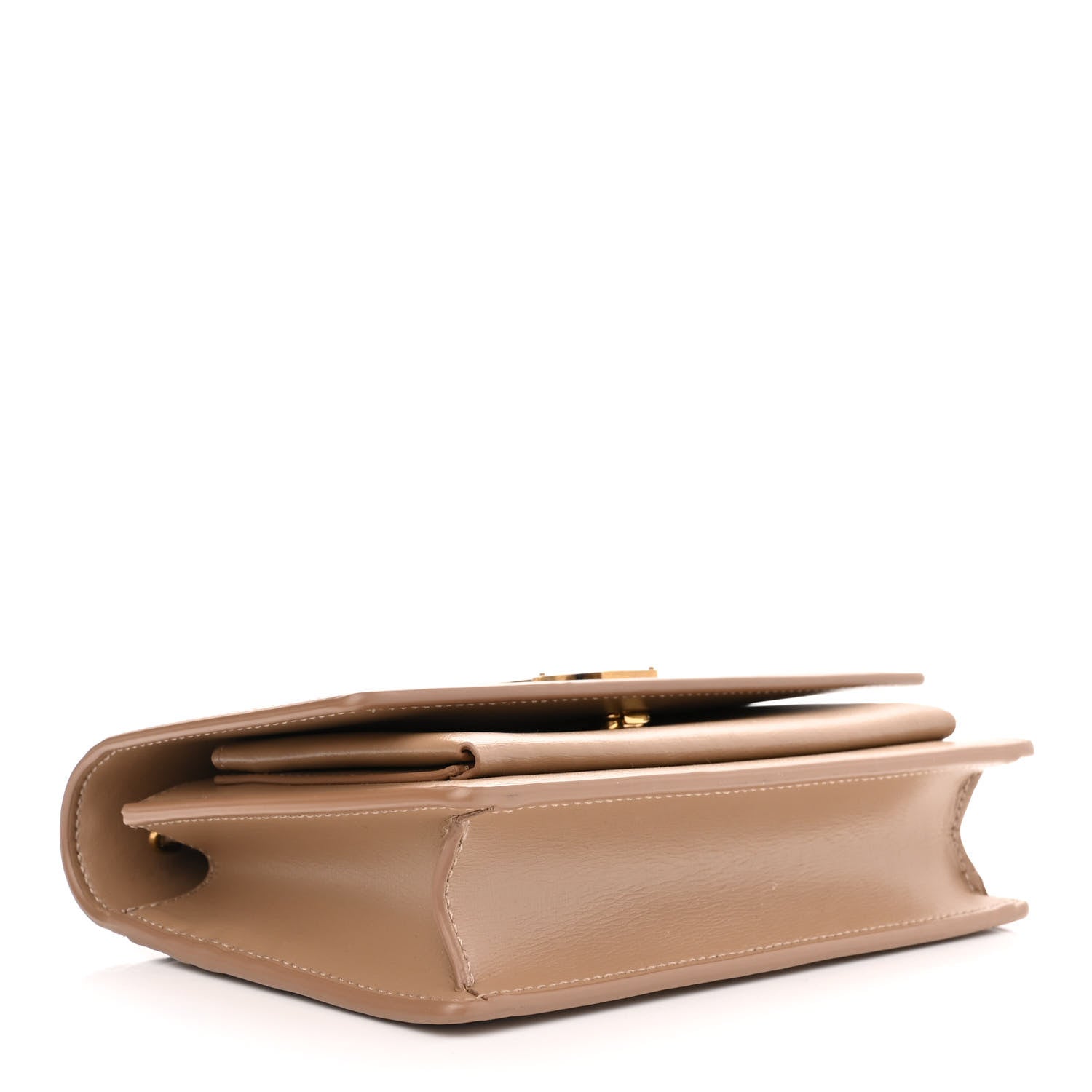 Saint Laurent Calfskin Monogram Sunset Chain Wallet Nude Powder 4 of 10