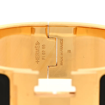 Hermes Enamel Wide Clic Clac H Bracelet PM Black 4 of 4