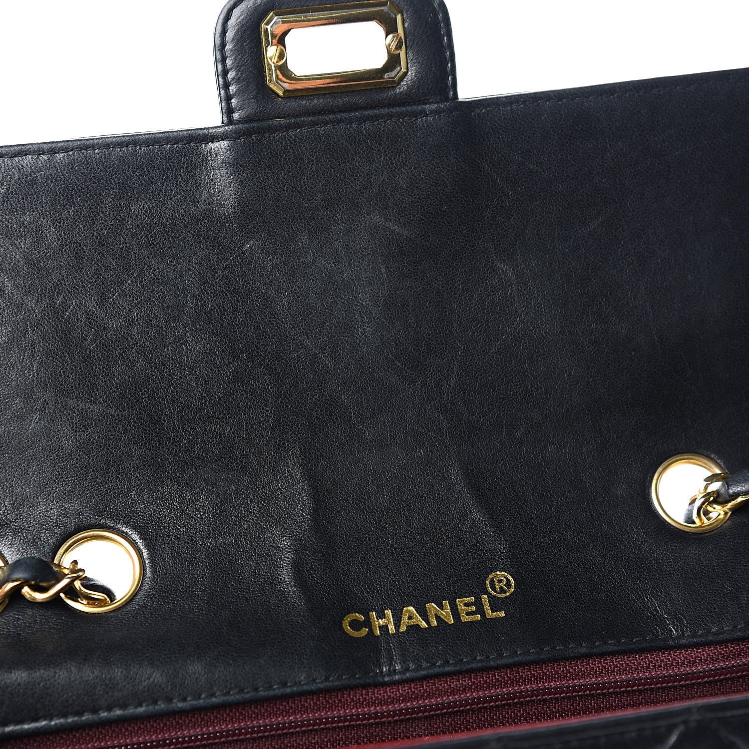 Chanel Lambskin Quilted Medium Mademoiselle Single Flap Black 10 of 13