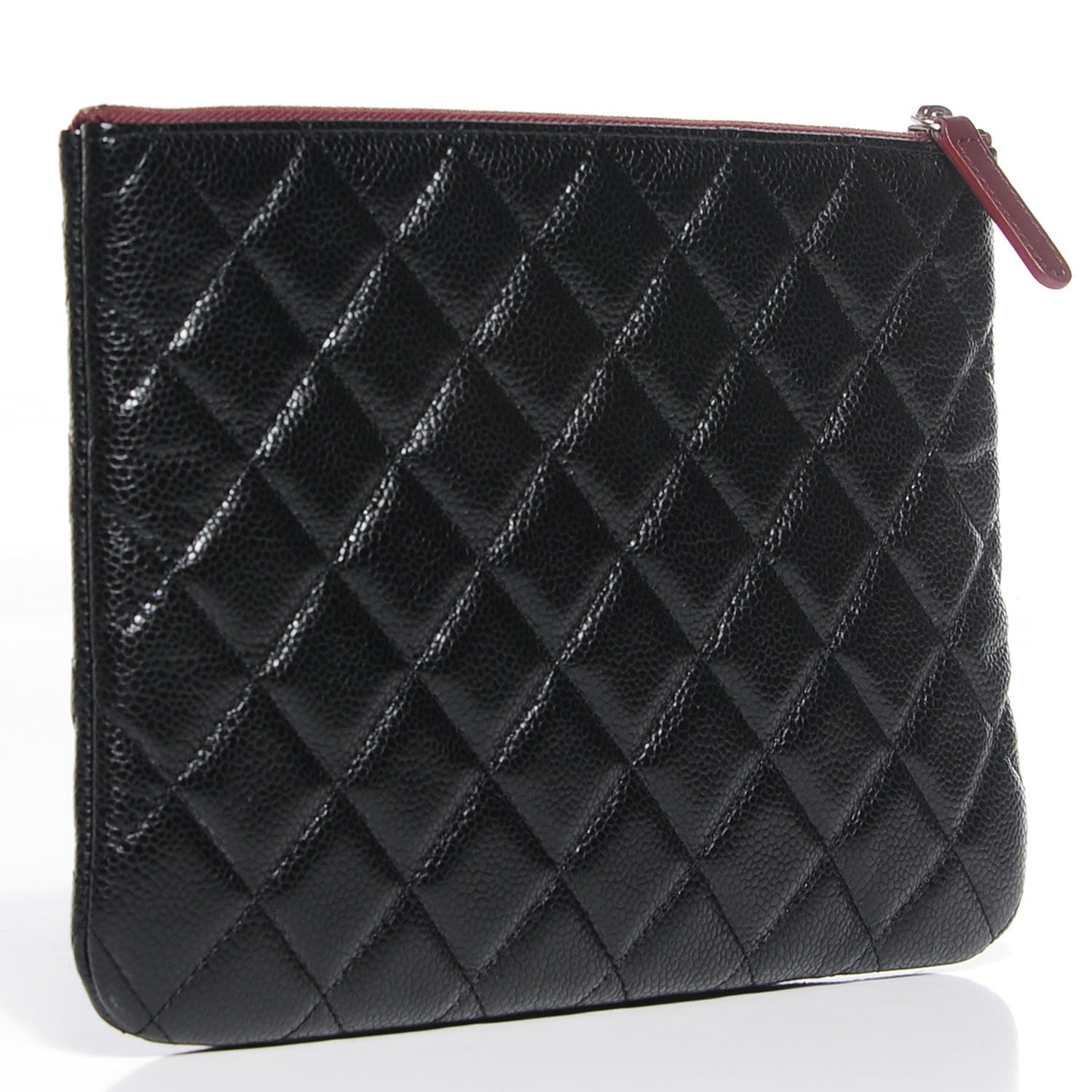 Chanel Caviar Quilted Medium Cosmetic Case Black 3 of 6