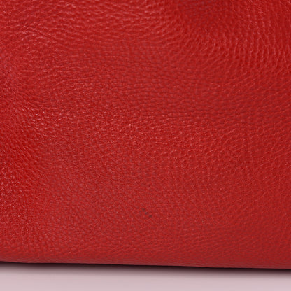 Gucci Pebbled Calfskin Medium Soho Shoulder Bag Red 11 of 12
