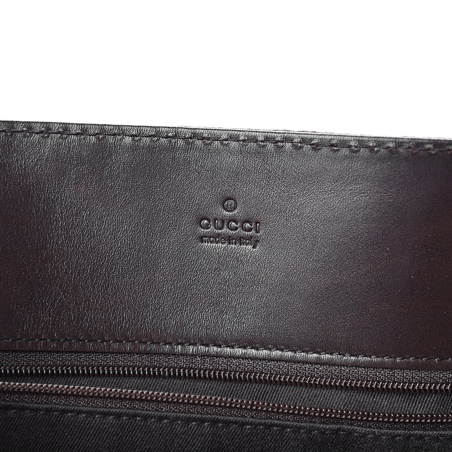 Denim Monogram Tote Dark Brown