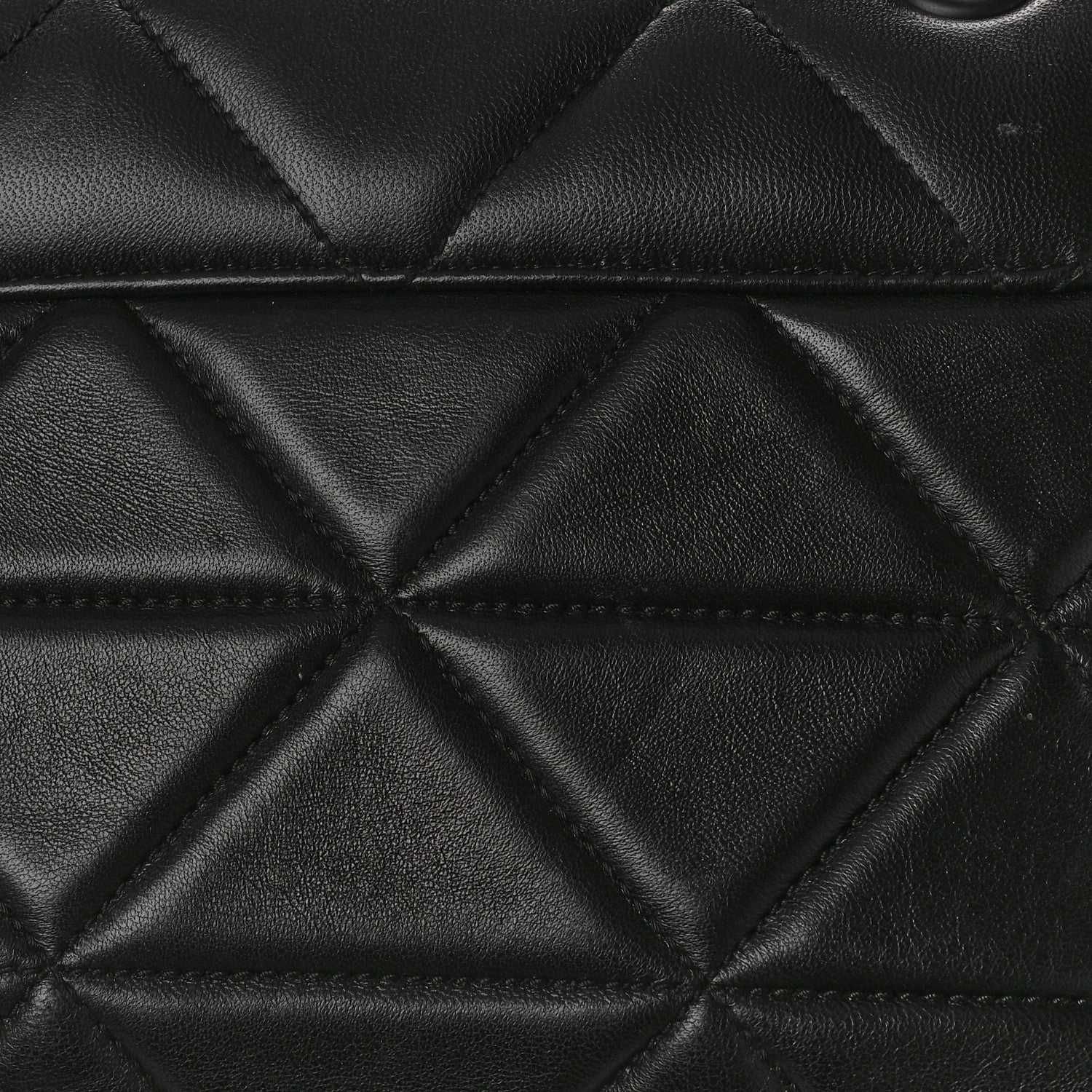 Prada Nappa Triangle Stitched Small Spectrum Bag Black 13 of 14