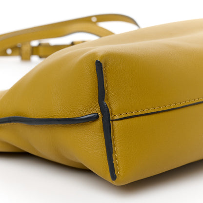 Loewe Calfskin Mini Flamenco Knot Clutch Ochre 9 of 10