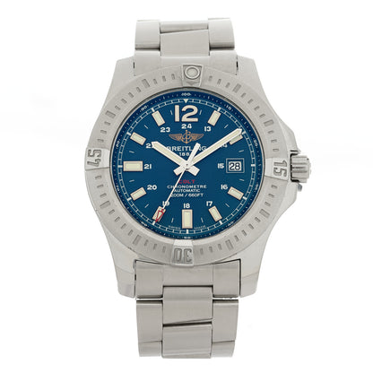 Breitling Stainless Steel 44mm Colt Chronometer Automatic Watch Blue A17388 1 of 5