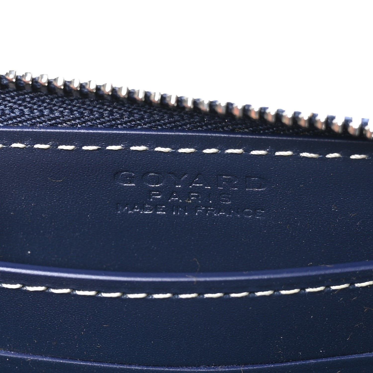 Goyard Goyardine Matignon PM Wallet Navy 6 of 8
